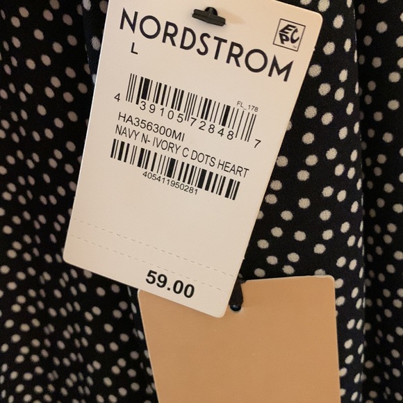 Halogen Poka Dot Dress - Picture 3 of 10